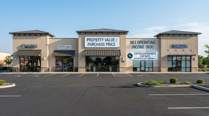 Single tenant retail building typically leased under a triple net lease 