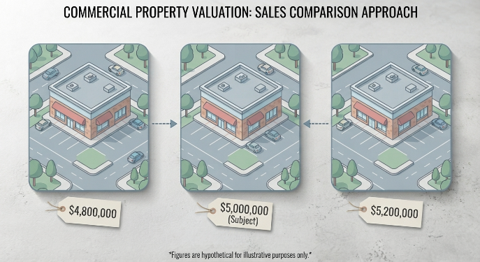  NOI and cap rate formula for commercial property value 