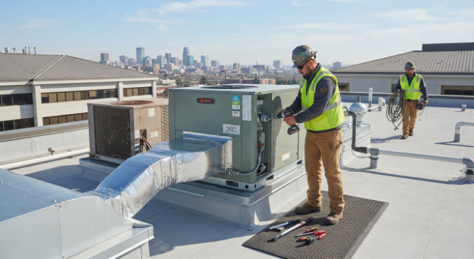  HVAC energy efficiency upgrade for commercial property 